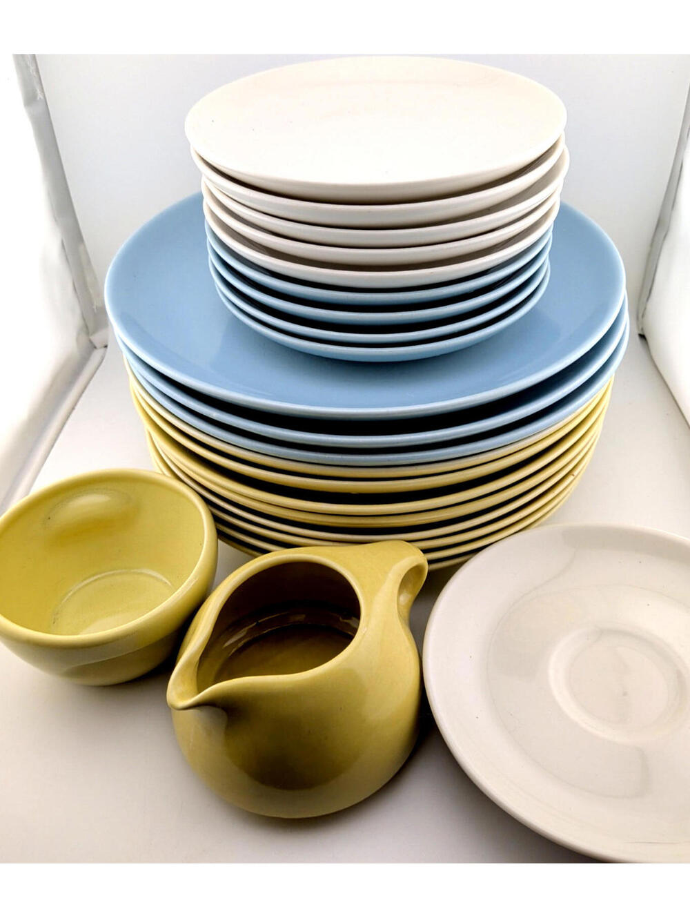 Russel Wright IROQUOIS CASUAL CHINA - Choose a Piece: Pear/Ice Blue/White *READ* - Picture 2 of 15